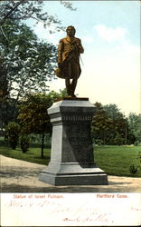 Statue Of Israel Putnam Hartford, CT Postcard Postcard