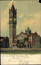 New Old South Church Boston, MA Postcard Postcard