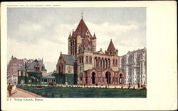 Trinity Church Boston, MA Postcard Postcard