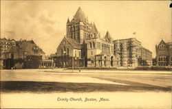 Trinity Church Boston, MA Postcard Postcard