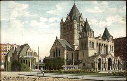 Trinity Church Boston, MA Postcard Postcard