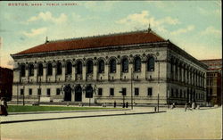 Public Library Boston, MA Postcard Postcard