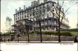 Perkins Institution For The Blind South Boston, MA Postcard Postcard