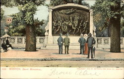 Shaw Memorial Boston, MA Postcard Postcard