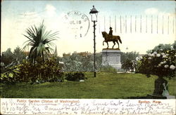 Public Garden Postcard