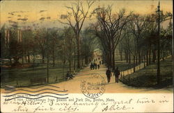 The Common From Beacon And Park Sts. Boston, MA Postcard Postcard