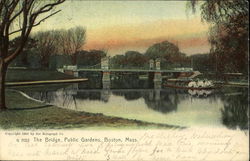 The Bridge Public Gardens Postcard