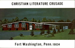 Christian Literature Crusade Fort Washington, PA Postcard Postcard