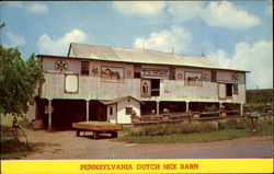 Pennsylvania Dutch Hex Barn Postcard