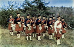 Penn York Highlanders Scottish Bagpipe Band Pennsylvania Music Postcard Postcard