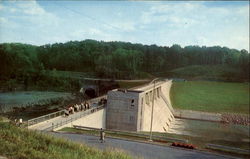 Shenango Dam Sharpsville, PA Postcard Postcard