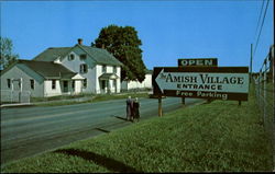 The Amish Village Lancaster, PA Postcard Postcard