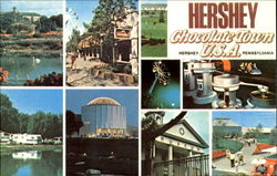 Hershey Chocolate Town Pennsylvania Postcard Postcard