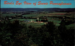 Bird's Eye View Of Scenic Pennsylvania, Butler Valley Drums, PA Postcard Postcard