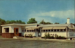 Sunset Dinner, U. S. Route 209 Kresgeville, PA Postcard Postcard