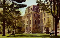 Main Building Woman's Dormitory, West Chester State College Pennsylvania Postcard Postcard