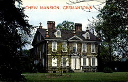 The Chew Mansion, Johnson St. and Germantown Ave. Pennsylvania Postcard Postcard