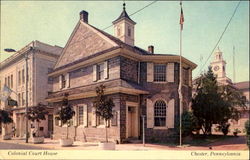 Colonial Court House Postcard