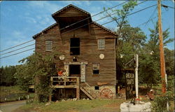 Old Bushkill Mill, U. S. Route 209 Pennsylvania Postcard Postcard