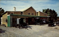 Amish Country, Buggy Shop Postcard