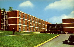 Patterson Hall, Slippery Rock College Pennsylvania Postcard Postcard