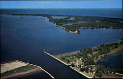 Aerial View Presque Isle Postcard