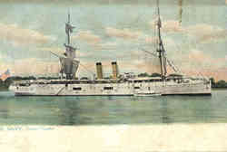 U.S. Navy, Cruiser Topeka Postcard