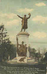 Grave and monument of Francis Scott Key Postcard