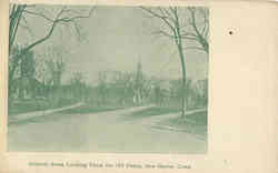 Central Green Looking from the Old Pump New Haven, CT Postcard Postcard