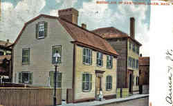 Birthplace of Hawthorne Salem, MA Postcard Postcard