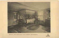 Bedroom, John Alden House Duxbury, MA Postcard Postcard