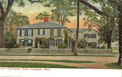 Harrington House Lexington, MA Postcard Postcard