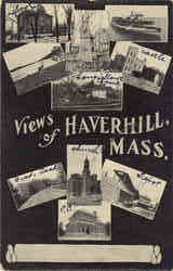 Views of Haverhill Postcard