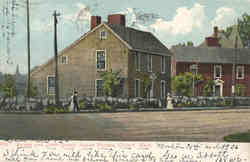 Adams and John Quincy Adams Houses Massachusetts Postcard Postcard