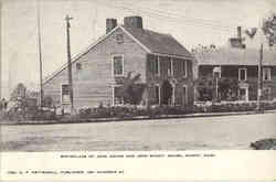 Birthplace of John Adams and John Quincy Adams Massachusetts Postcard Postcard