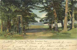 The Swings at the Pines Groveland, MA Postcard Postcard