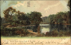 Bronx River, Bronx Park New York Postcard Postcard