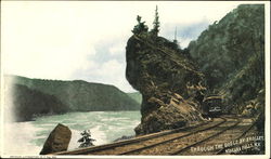 Through The Gorge By Trolley Niagara Falls, NY Postcard Postcard