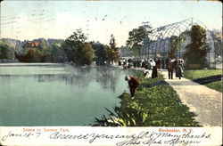 Scene In Seneca Park Rochester, NY Postcard Postcard