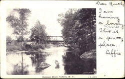 Ramapo River Suffern, NY Postcard Postcard