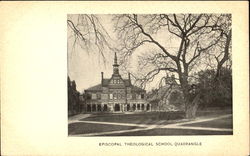 Episcopal Theological School Quadrangle Cambridge, MA Postcard Postcard