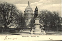 Garfield Statue Postcard