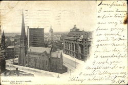 Birdseye From Ellicott Square Buffalo, NY Postcard Postcard