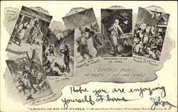 The Haunts Of Rip Van Winkle Multi View Postcard