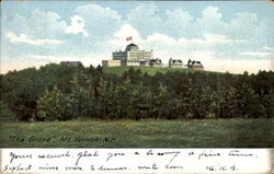 The Grand Hotel Mont Vernon, NH Postcard Postcard