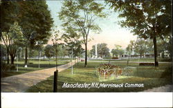 Merrimack Common Manchester, NH Postcard Postcard