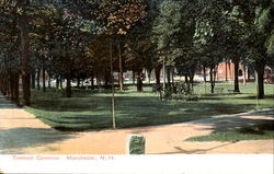 Tremont Common Manchester, NH Postcard Postcard