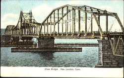 Draw Bridge New London, CT Postcard Postcard