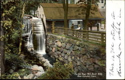 The Old Town Mill New London, CT Postcard Postcard