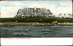 Plant Residence New London, CT Postcard Postcard